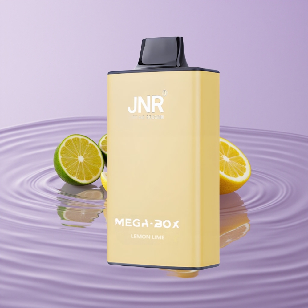 JNR Mega Box 25000 نَفخة سيجارة إلكترونية ذات استخدام لمرة واحدة بنكهة الليمون واللايم - 30مل