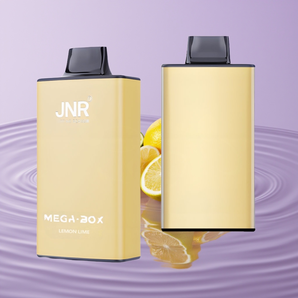 JNR Mega Box 25000 نَفخة سيجارة إلكترونية ذات استخدام لمرة واحدة بنكهة الليمون واللايم - 30مل