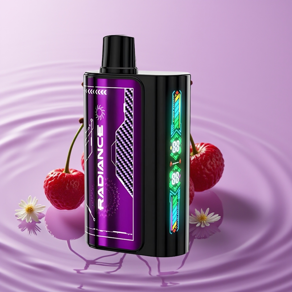 JNR Radiance 31000 نفخة شيشة إلكترونية CHERRY BERRY 28مل 950 مللي أمبير