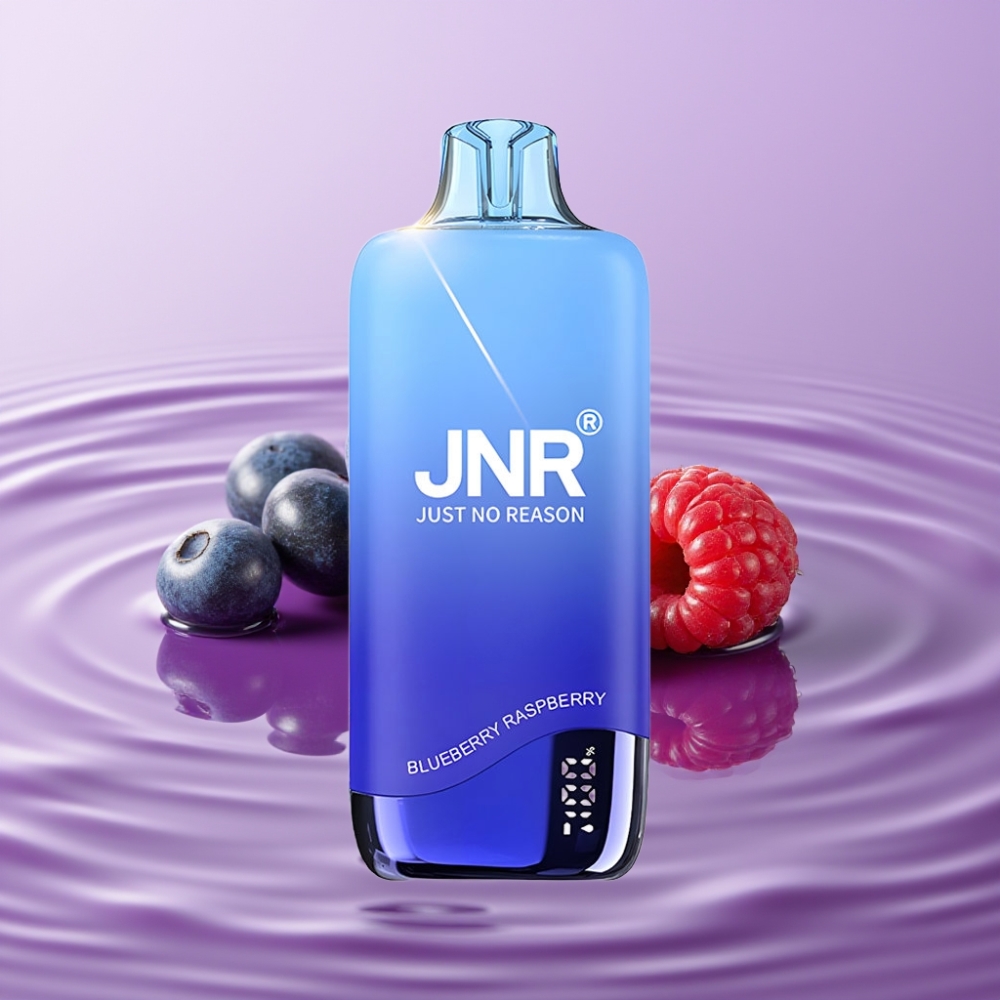 JNR Rainbow 10500 نفخة جهاز تبخير قابل للتصريف بنكهة التوت الأزرق والتوت الأحمر - 10500 نفخة، 18مل، 600 مللي أمبير