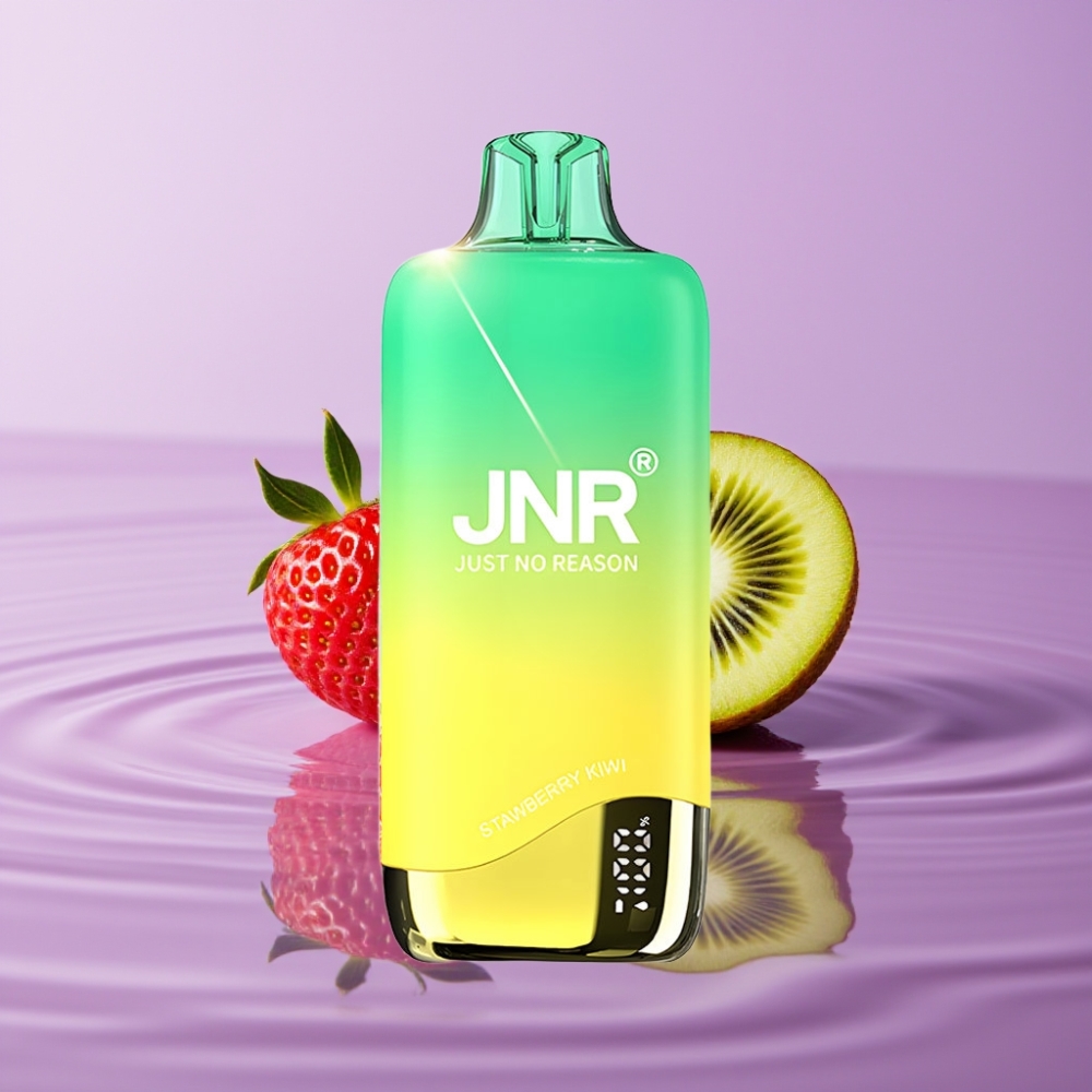 JNR Rainbow 10500 نفخة ستروبيري كيوي - 18مل 08أوم 600ملي أمبير
