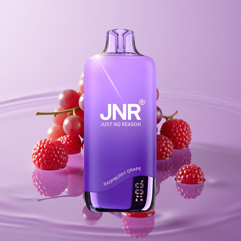 JNR Rainbow 10500 نَفث بطارية 600mAh خزان 18ml بنكهة توت العليق والعنب