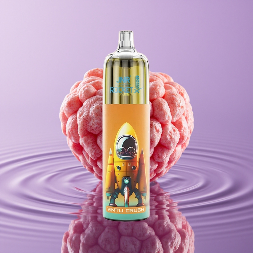JNR Rocket-X 12400 نفخة فيب تولع - تدفق هواء قابل للتعديل، بطارية 850 مللي أمبير، شحن Type-C