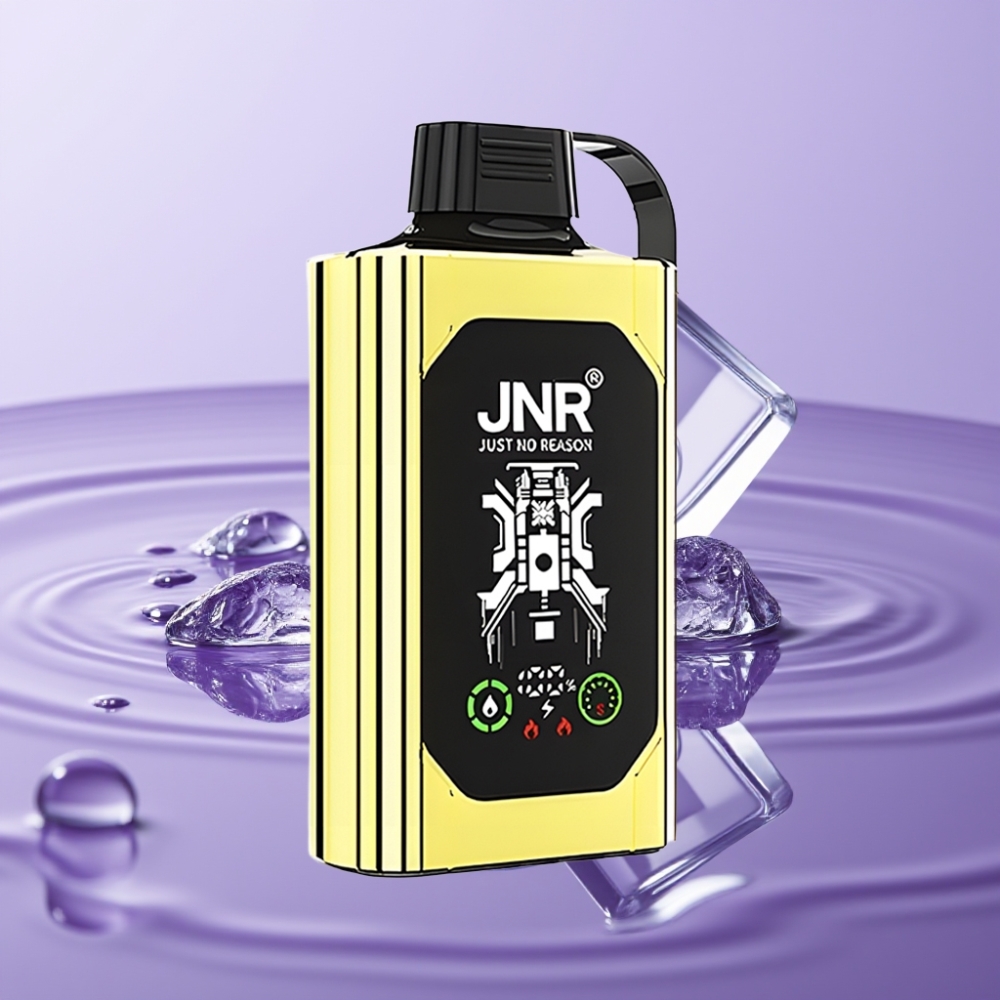 JNR Shisha Hookah Box 20500 Puffs - بلو آيس توت، شاشة HD، 1000mAh، شحن Type-C