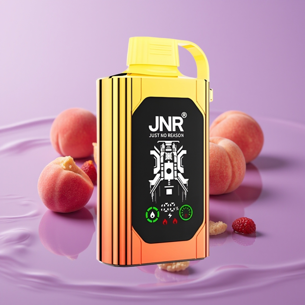 JNR Shisha Hookah Box 20500خوخ عصيري، شاشة HD، 1000mAh، شحن Type-C