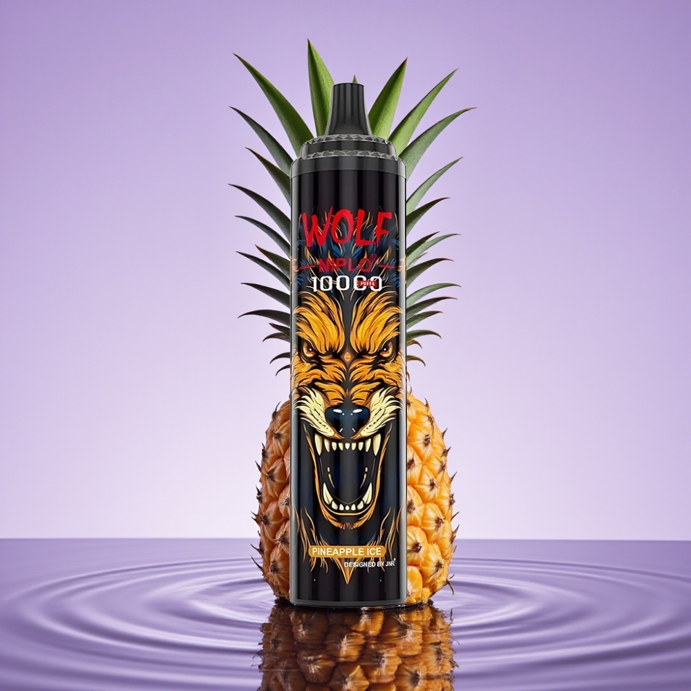 JNR Wolf Niplo 10000 Puffs أناناس آيس - 20مل/650مللي أمبير/Type-C