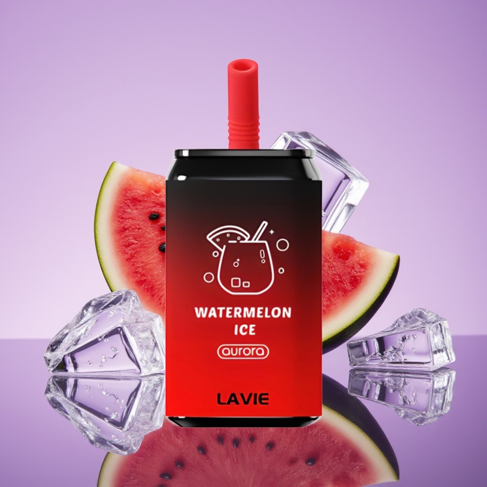 LAVIE Aurora 11000 Puffs بنكهة البطيخ المثلج – 22ML، 650mAh، شحن Type C