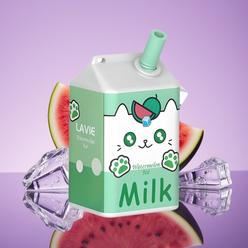 LAVIE Milk 7000 نفث - بطارية 600mAh، سعة 16ML، بنكهة البطيخ المثلج