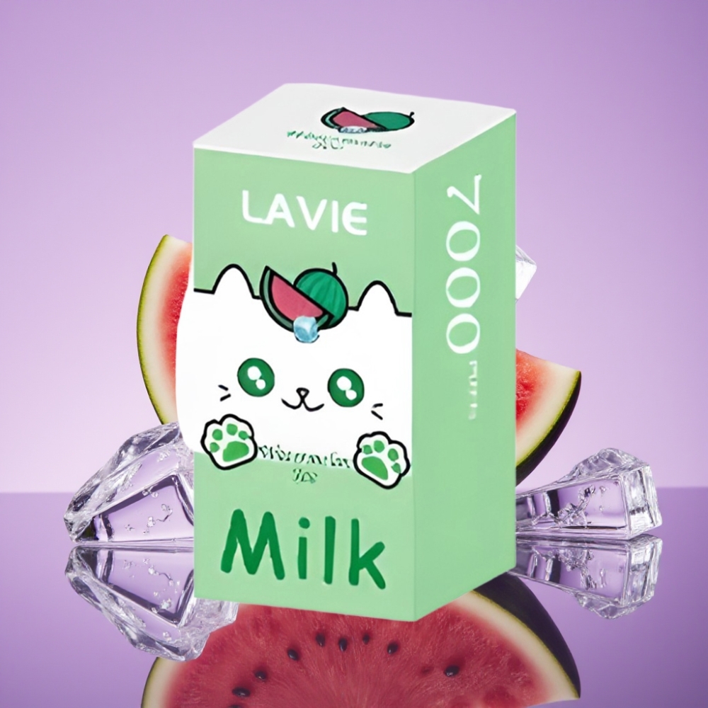 LAVIE Milk 7000 نفث - بطارية 600mAh، سعة 16ML، بنكهة البطيخ المثلج