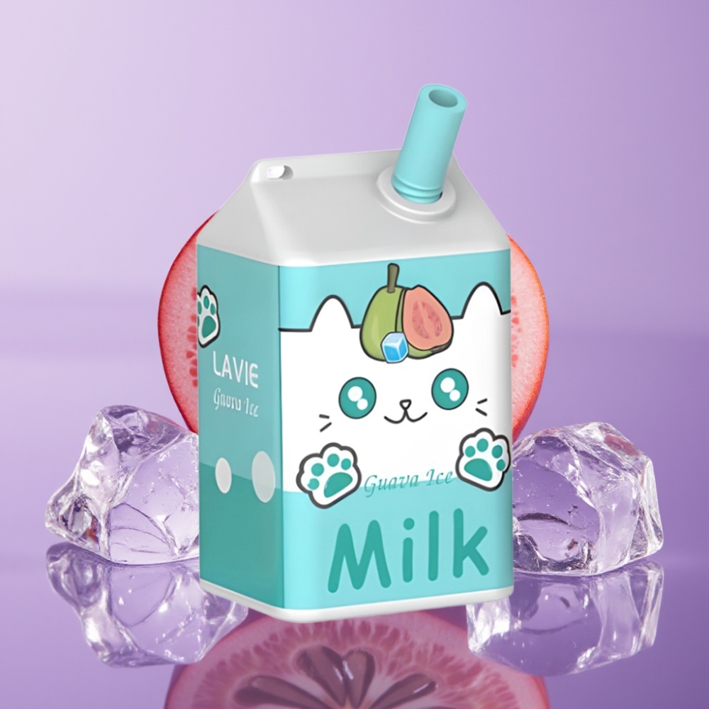 LAVIE Milk 7000 نفث - جوافة آيس - 16مل/600mAh/نيكوتين 0،2،5