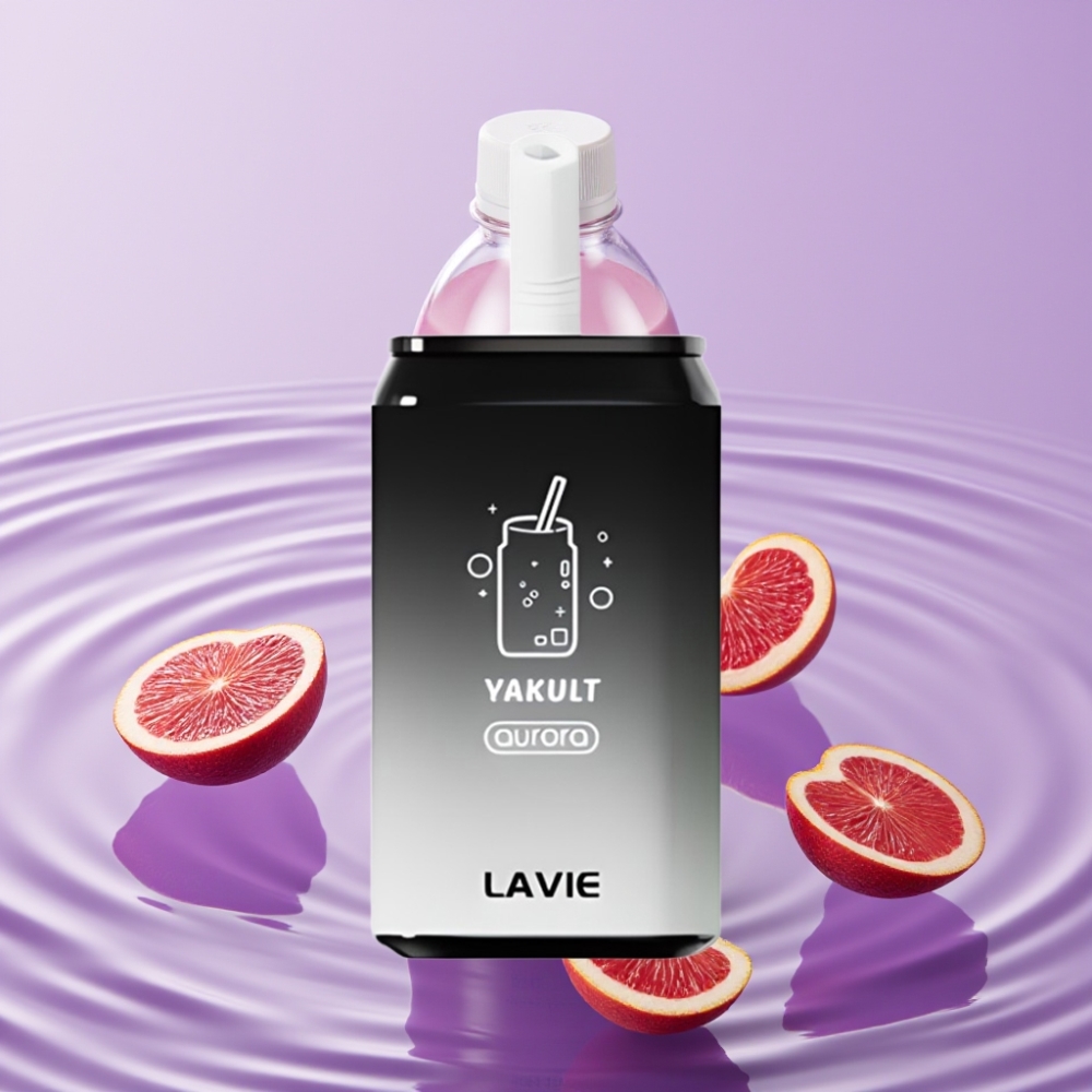 Lavie Aurora 11000 - نكهة ياكولت، 22مل، 5 نيكوتين، شحن نوع C