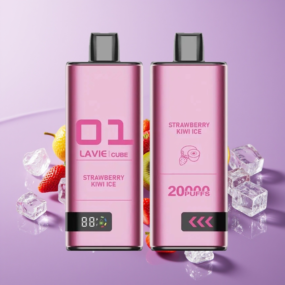 Lavie Cube 20000 نفث ستروبيري كيوي آيس - 28مل/5/Type C