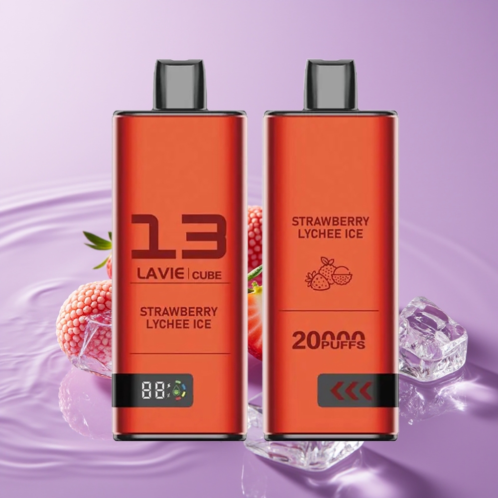Lavie Cube 20000 نفث ستروبيري ليتشي آيس - 28مل/5/Type C
