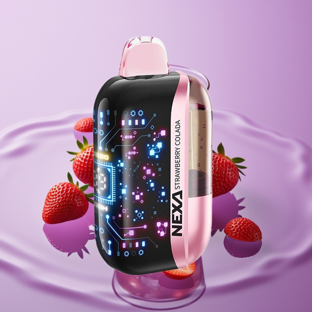 NEXA Ultra 50K Disposable Vape - فراولة كولادا - 20مل، 800 مللي أمبير، 50000 نفخة