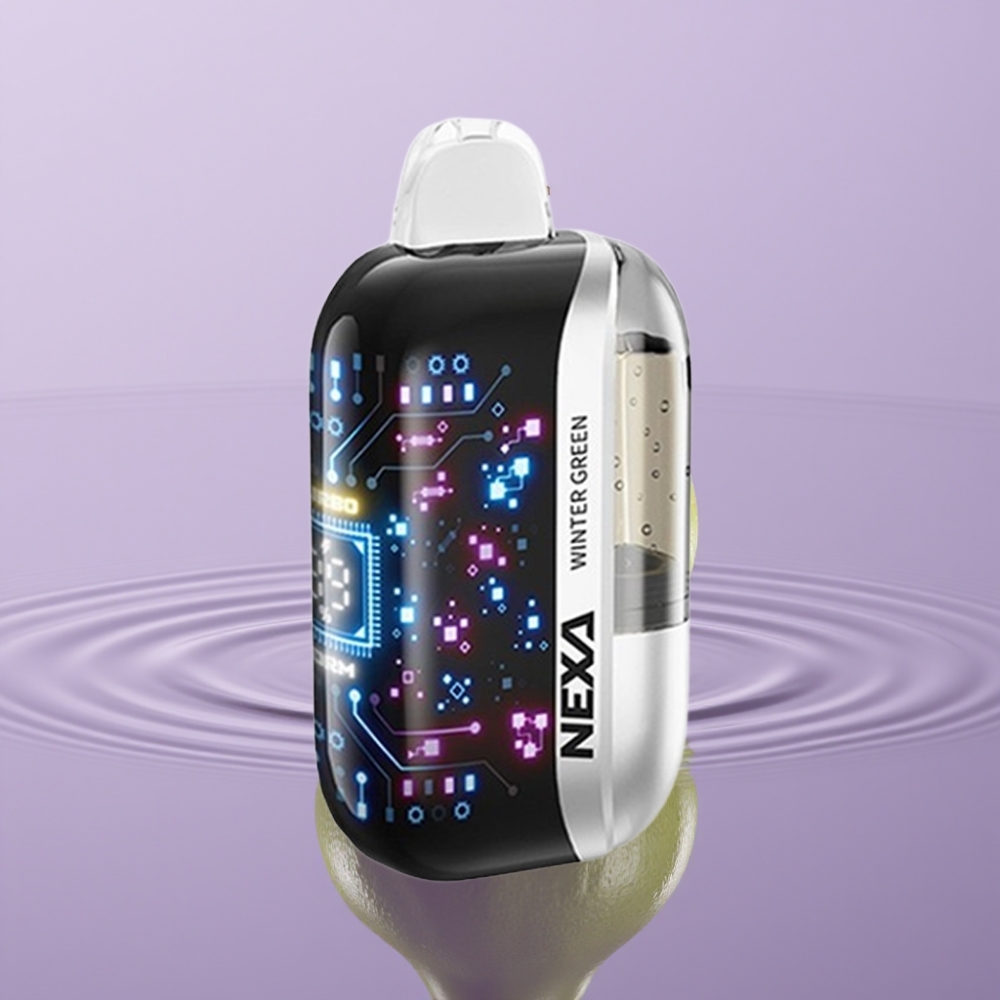 NEXA Ultra 50K Vape Disposable بنكهة الشتاء الأخضر - 20مل/800ماه/50000 نفخة