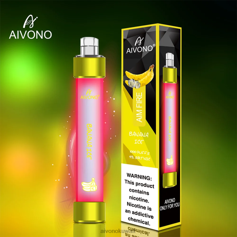 Aivono AIM FIRE 1000 جليد الموز - RF62V324 Aivono Vape Review Reddit