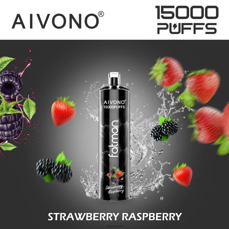 Aivono FATMAN 15000 الفراولة، التوت - RF62V15 Aivono Vape Price
