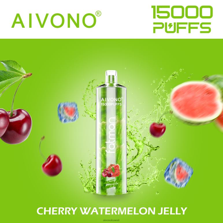 Aivono FATMAN 15000 هلام البطيخ مبتهج - RF62V20 Aivono Vape Review Reddit