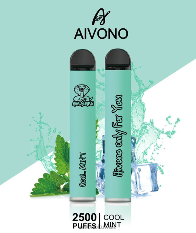 Aivono AIM SNAKE 2500 نعناع بارد - RF62V302 Aivono Vape Review