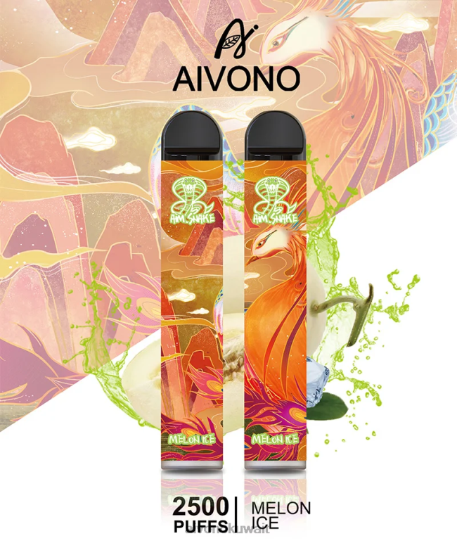 Aivono AIM SNAKE 2500 جليد البطيخ - RF62V311 Aivono Vape Price