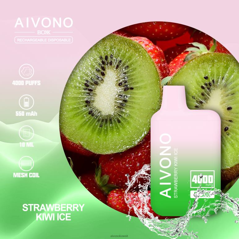 Aivono AIM BOXX 4000 جليد الفراولة والكيوي - RF62V229 Aivono Kuwait