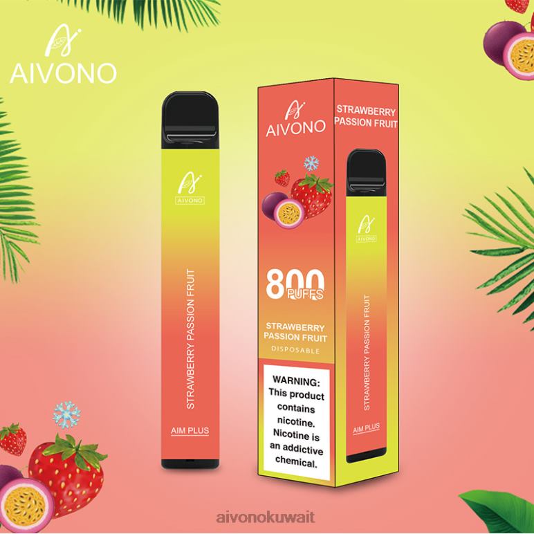 Aivono AIM PLUS 800 فاكهة الفراولة - RF62V195 Aivono Vape Price