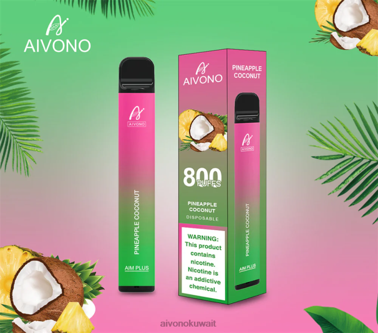 Aivono AIM PLUS 800 جوز الهند الأناناس - RF62V200 Aivono Vape Review Reddit