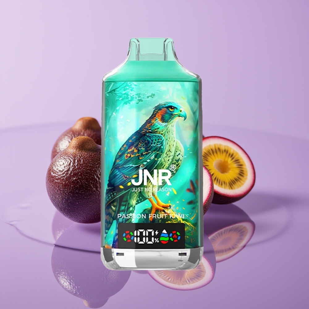 JNR Falcon X 18000 نفخة باشن فروت كيوي - 750mAh 24ml ثنائي الميش