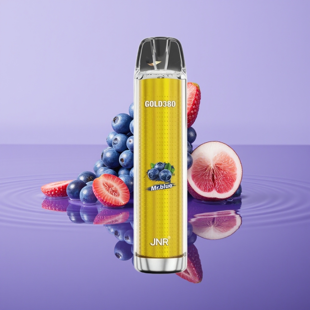 JNR Gold380 6000 نَفخة سيجارة إلكترونية Mr Blue 13مل 1500مللي أمبير 5% نيكوتين
